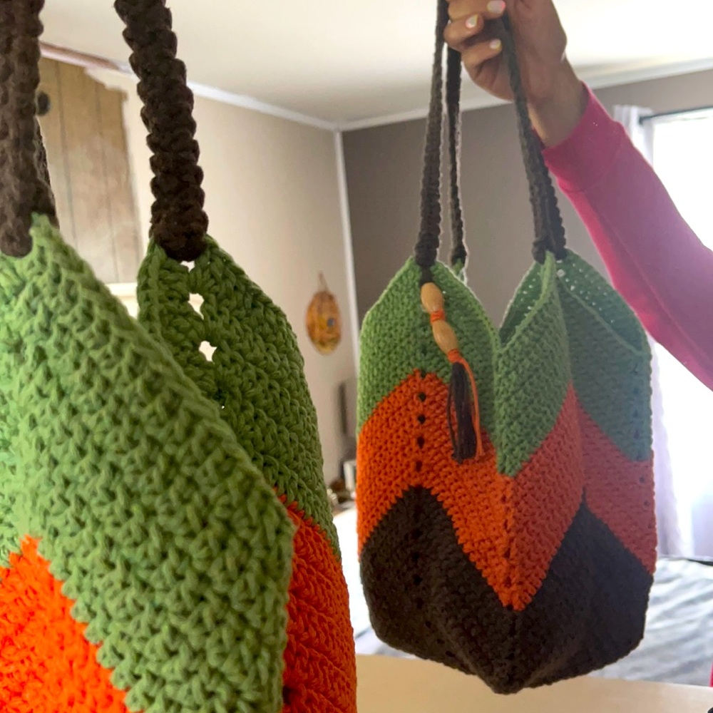 Handmade shoulder bag